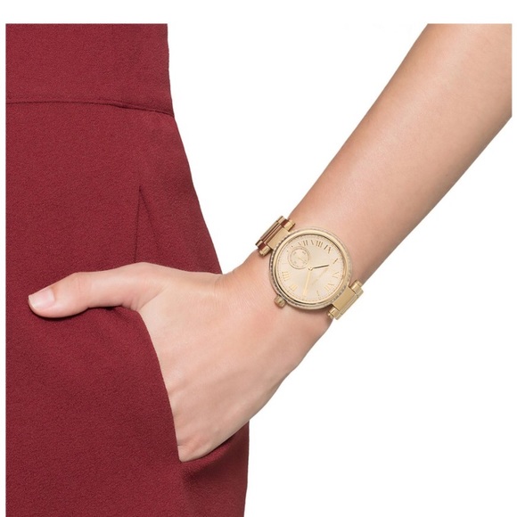 Michael kors MK5867 GOLD TONE WATCH - Picture 2 of 8